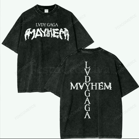 Discover Ld ga Mayhem Ball Tour 2025 Shirt Vintage Acid Wash Tee