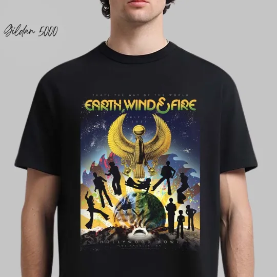 Discover Earth Wind And Fire That's The Way Of The World Los Angeles California T-Shirt