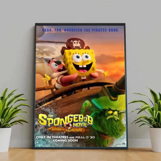 Discover The SpongeBob Movie Search for SquarePants Movie 2025 Poster