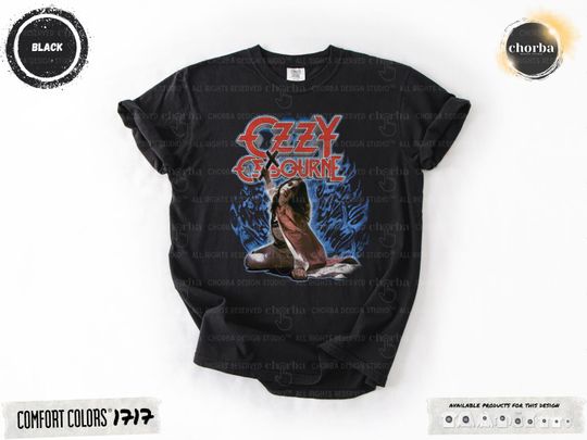 Discover Comfort Colors Ozzy Osbourne Graphic tshirt