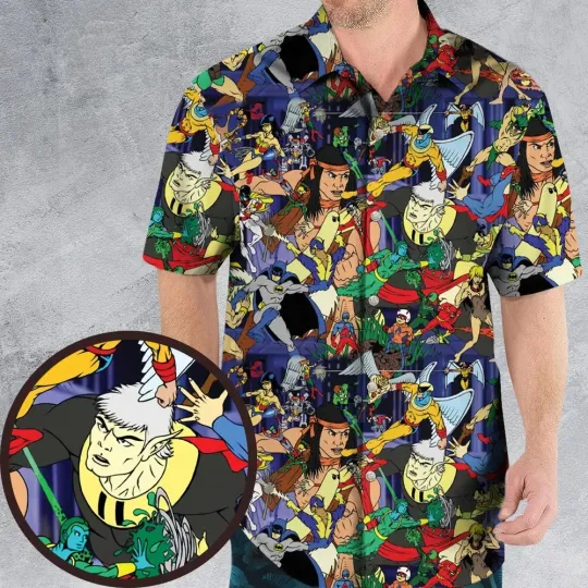 Discover Super TV Heroes H.B Hawaiian Shirt, Summer Shirt, Unisex Adult, S-5XL
