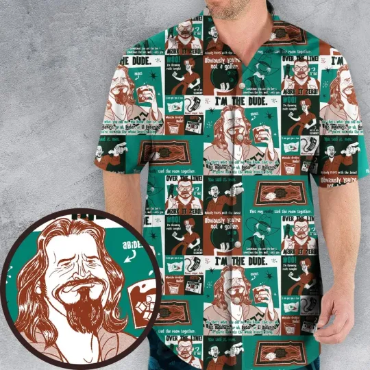 Discover I’m The Dude The Big Lebowski Hawaiian Shirt, Best Movie Gifts for Film Fans