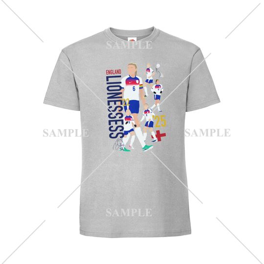 Discover Lionesses Grey Adult T-Shirt