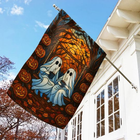 Discover Spooky Season Halloween Flag,