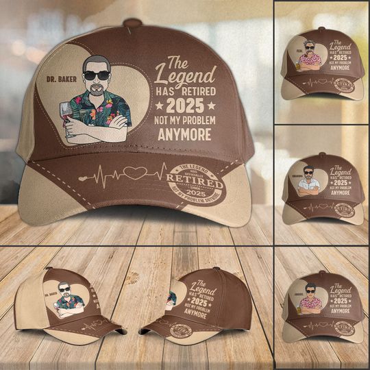 Discover The Legend Has Retired Not My Problem Anymore - Personalized Classic Cap