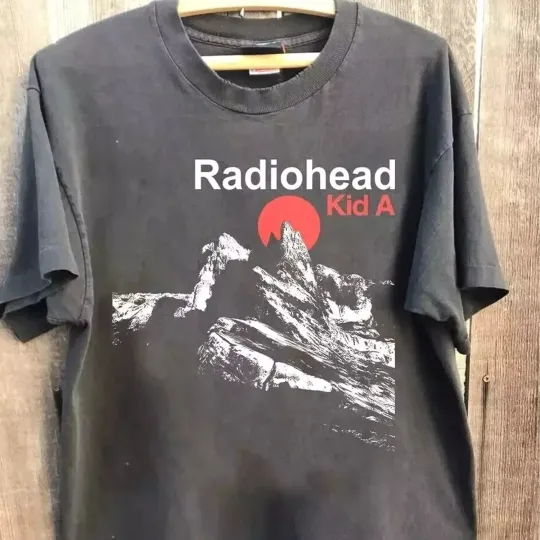 Discover 90s Radiohead Band Shirt, Radiohead Kid A Unisex T-shirt