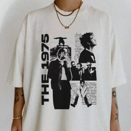 Discover Vintage The 1975 Band Reprint T Shirt All Size Men Woman
