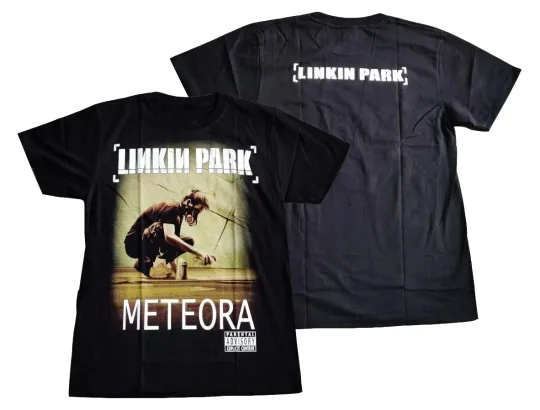 Discover NEW Linkin Park Meteora Album Rock Band T-shirt Reprint
