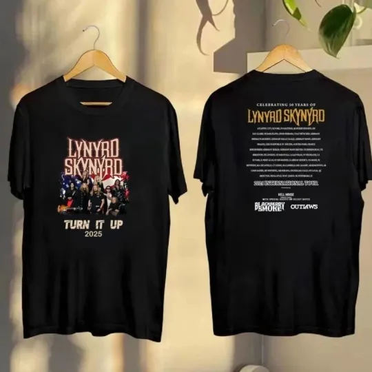 Discover Lynyrd Skynyrd 2025 Tour T-Shirt
