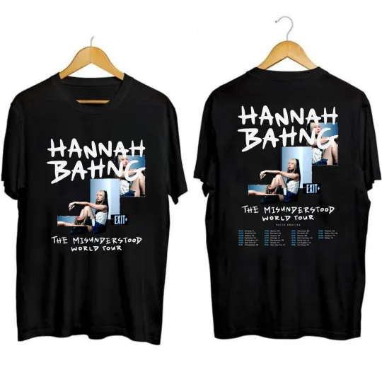 Discover Hannah Bahng The Misunderstood World Tour Shirt