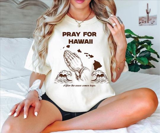 Discover Hawaii Tsunami 2025 Shirt, Pray for Hawaii Shirt, Support Hawaii 2025 Relief Shirt