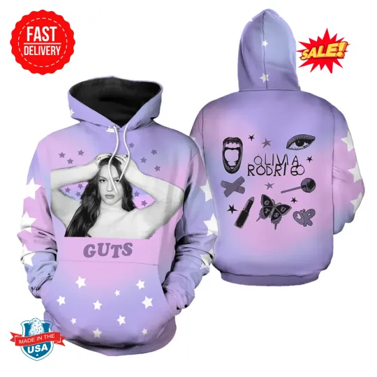 Discover GUTS album Olivia Rodrigo 3D Hoodie S-5XL