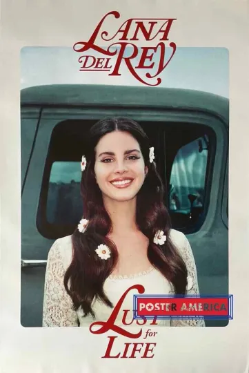 Discover Lana Del Rey Lust for Life Album Cover Poster