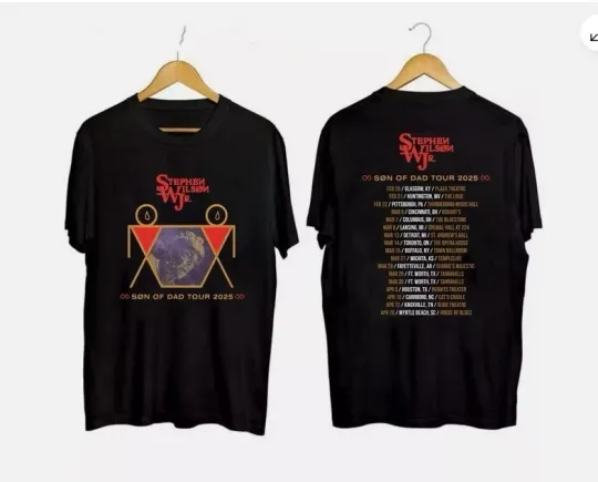 Discover Hot!! Stephen Wilson Jr Tour 2025 T-Shirt Two Sided