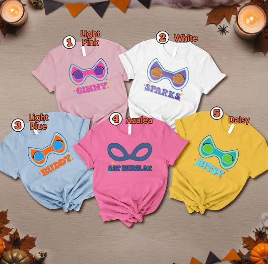 Discover Super Kitties Halloween Costume Shirt, Custom SuperKitties Shirt, Super Kittie Buddy Bitsy Ginny Sparks