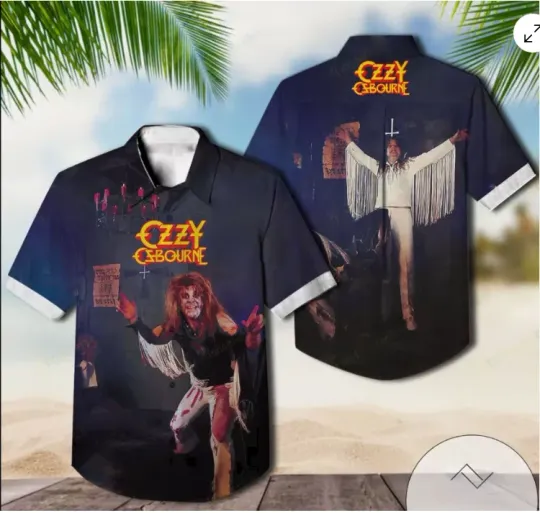 Discover Ozzy Osbourne Diary Of A Madman Studio Album 3D Hawaiian Shirt