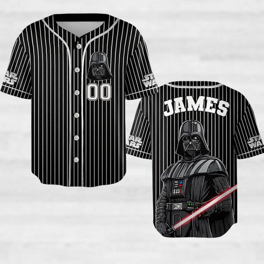 Discover Darthh Vaderr Baseball Jersey, Starr Warss Jersey Shirt, Anakin Skywalker Baseball Jersey