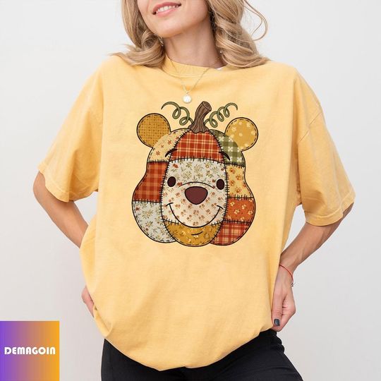 Discover Disneyyy winniee the poohh Pumpkin Halloween Shirt,