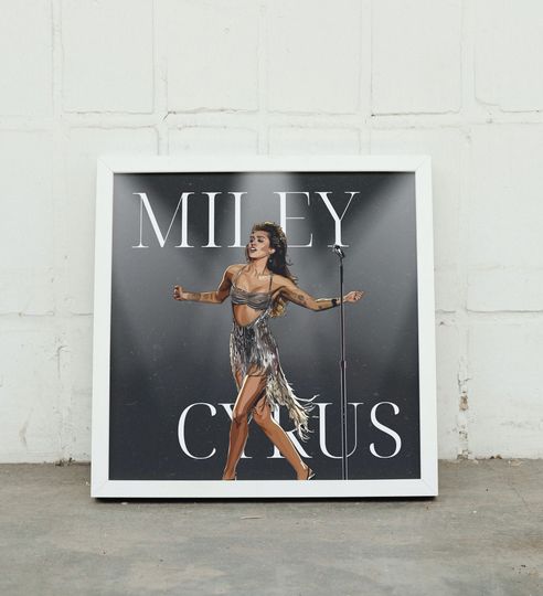Discover Miley Cyrus Illustration Poster