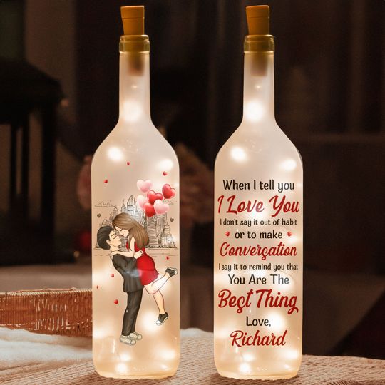 Discover The Best Thing That Ever Happened To Me - Personalized Bottle Lamp