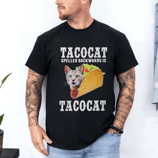 Discover Tacocat Shirt - Tacocat Spelled Backwards Is Tacocat Shirt