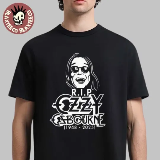 Discover RIP Ozzy Osbourne 1947 2025 Thank You T-Shirt