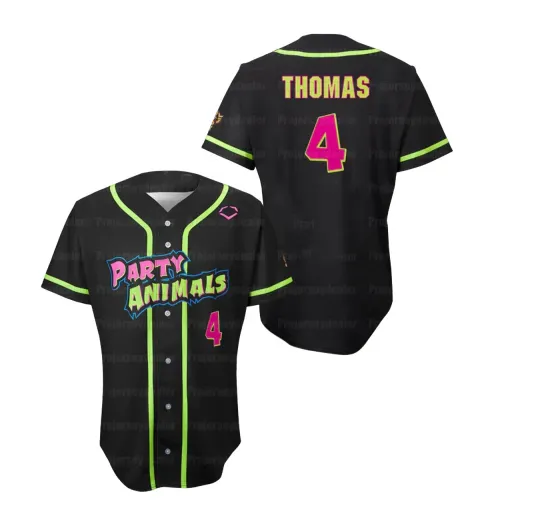 Discover Collection Savannah Bananas Party Animal #4 Baseball Jersey