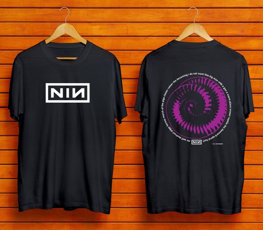 Discover Nine Inch Nails Band T-Shirt Unisex Double Sided T-Shirt