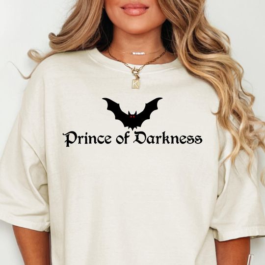 Discover Prince of Darkness Shirt, Rock Legend Tribute Tee, RIP Metal Icon Shirt