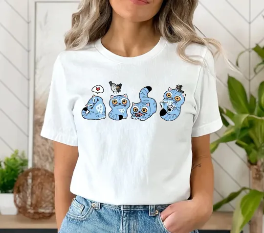 Discover Demon Hunter Tiger Shirt, Derpy the Tiger And Bird Demon Hunter Tiger Tee Shirt