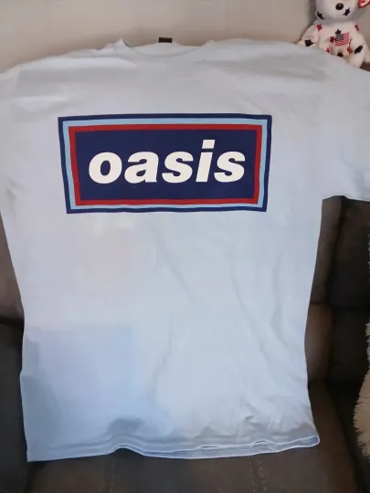 Discover Oasis 2025 Reunion Tour T-Shirt Reprint Britpop Band Graphic Tee
