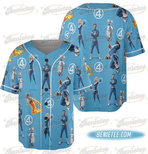 Discover Fantastic Four AOP Baseball Jersey