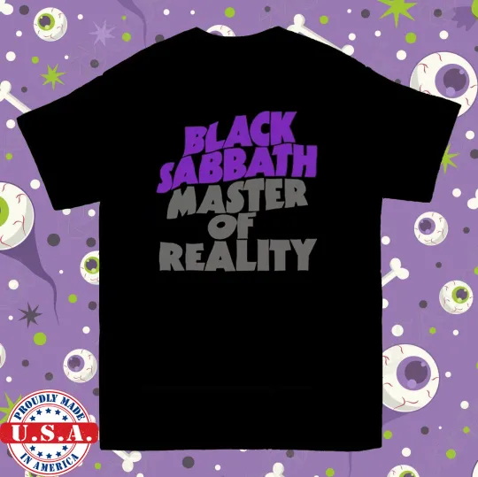 Discover Black Sabbath Master of Reality BAND T Shirt