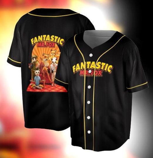 Discover Fantastic Mr. Fox Original Art Baseball Jersey