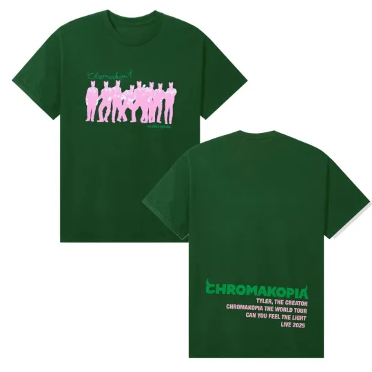 Discover Tyler, the Creator Chromakopia World Tour 2025 Double Sided T-Shirt