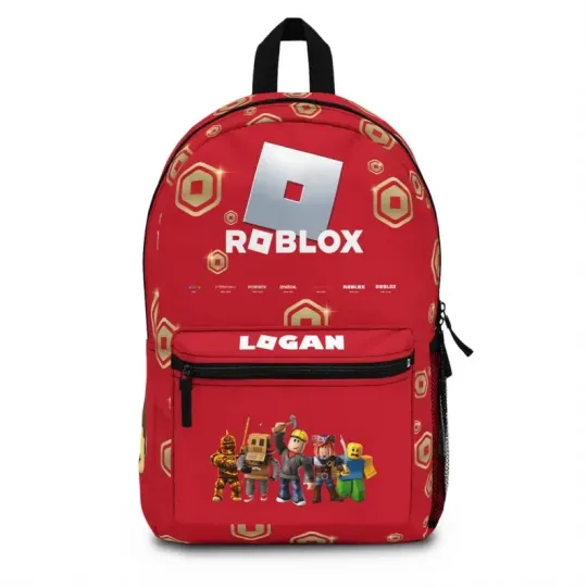 Discover Roblox Backpack Personalized - Your Name, Robux Nickname, Versatile & Safe, Comf