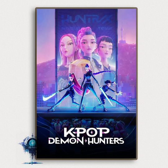 Discover Digital K-Pop Demon Hunters Poster,Wall Art ,Art Home decoration