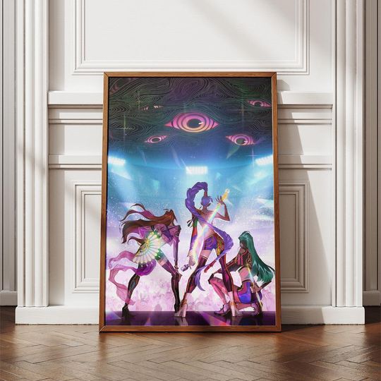Discover KPop Demon Hunters (2025) Movie Poster - Room Decor - Home Decor - Wall Art Decor - perfect gift for others