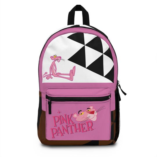 Discover Pink Panther Backpack, Cute Children's School Bag, Cartoon Character Backpack