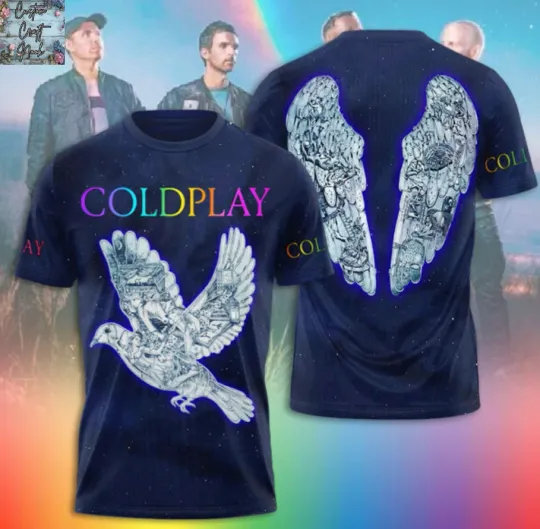 Discover Coldplay Magic 2025 Tour AOP 3D T-Shirt