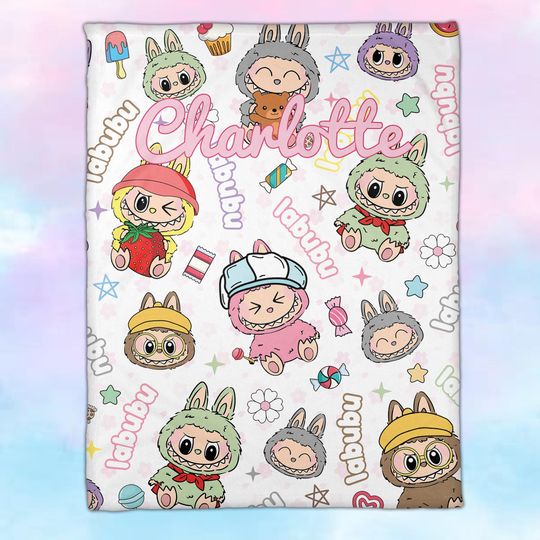 Discover Custom Name Back to School Blanket, Gift for Kid Back to School