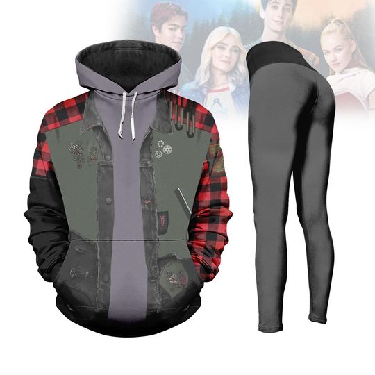 Discover Zed Necrodopolis Hoodie Legging, Zombies 4 Cosplay Hoodie, Halloween Costume Hoodie, Zed Zombies 4 Gift, Disneyyy Outfit for Her