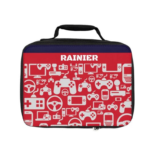 Discover Personalized Gamers  Kids Lunch Bag |  Gamers  Back to School Lunch bag
