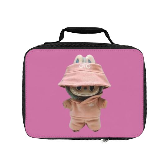Discover Labubu Alo Design Lunch Bag, Cute Insulated Tote for Work, School, Picnics, Travel