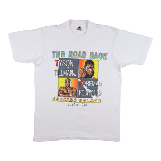 Discover Vintage 1990 Mike Tyson The Road Back Caesars Palace Event T-Shirt