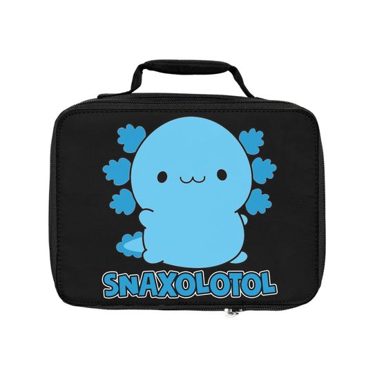 Discover Boys Axolotl Lunch Bag Kids, Axolotl Lunch Box, Axolotl Snacks, Snaxolotl, Axolotl School, Axolotl Gifts