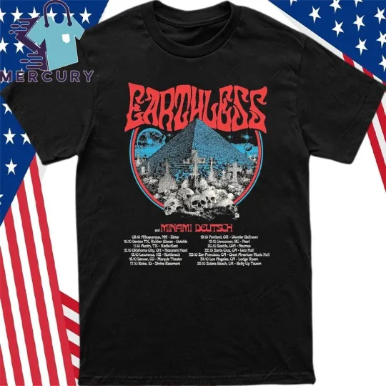 Discover Earthless 2025 West Coast Tour Shirt