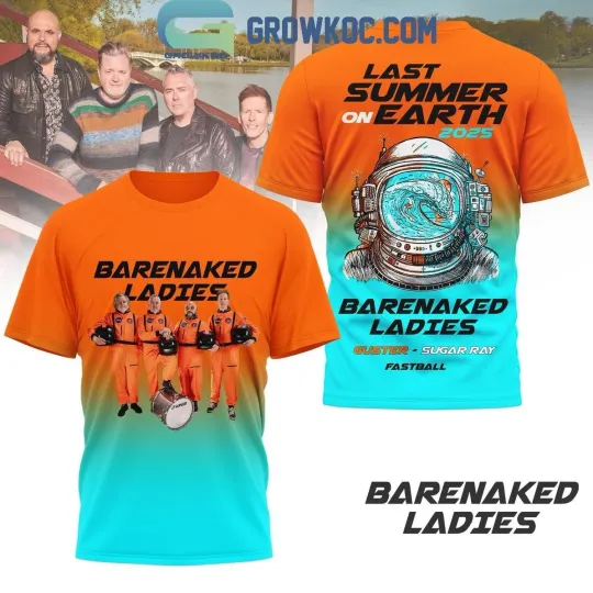 Discover Barenaked Ladies Last Summer On Earth 2025 AOP T-Shirt