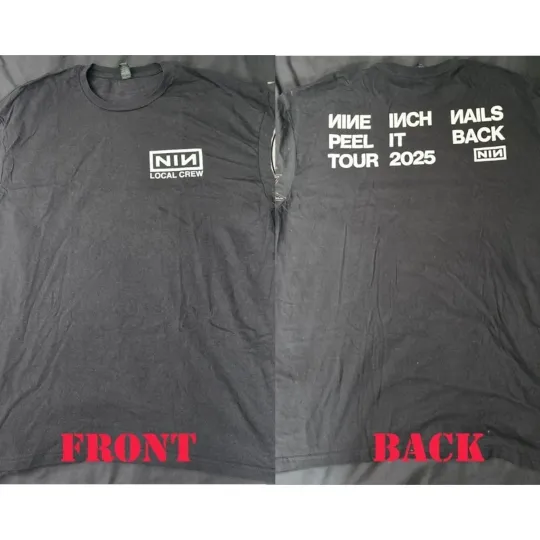 Discover Nine Inch Nails Peel It Back Tour 2025 T-Shirt