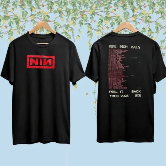 Discover Nine Inch Nails Peel It Back Tour 2025 T Shirt